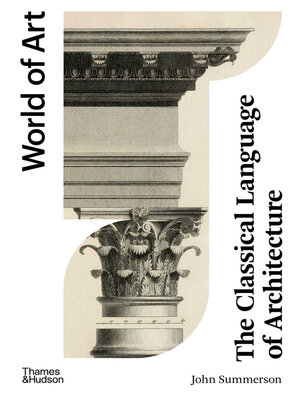 cover image of The Classical Language of Architecture
